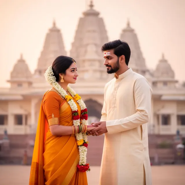 Hari & Priya — wedding portrait